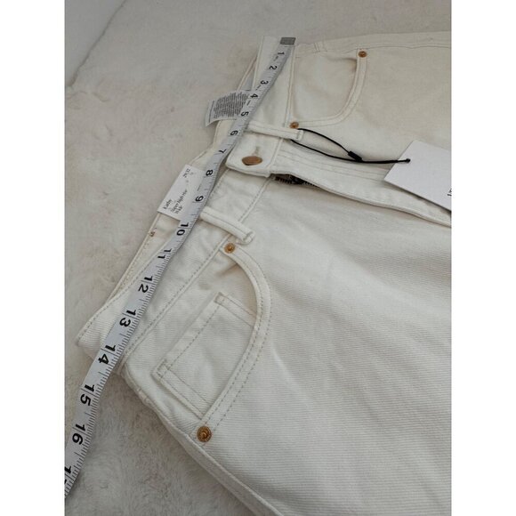 New VERO MODA Women's Size 29/32 Kathy High Waist Wide Leg Jeans Snow White - Picture 5 of 13